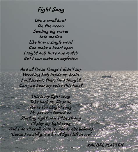 This is My Fight Song Lyrics