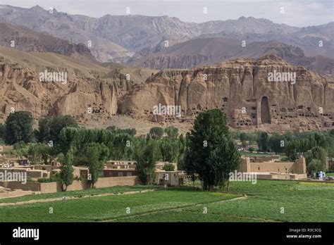 Bamiyan Valley, Afghanistan. Where giant buddha statues used to stand Stock Photo - Alamy