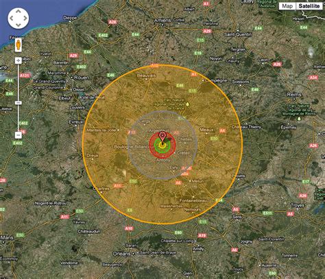 BRITAIN - Nuke Map