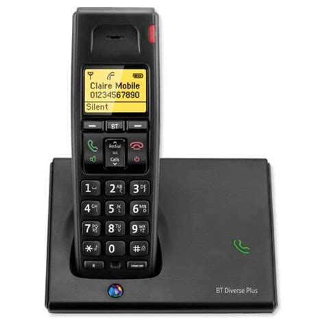 BT 060743 BT Diverse 7110 Plus Cordless Phone Single Handset