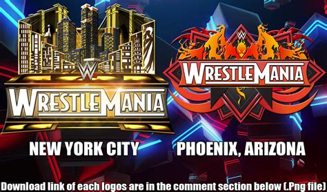 Wwe Wrestlemania Logo Custom