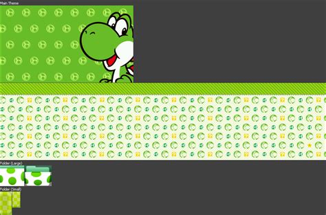 3DS - Nintendo 3DS Themes - Spotlight - Yoshi - The Spriters Resource