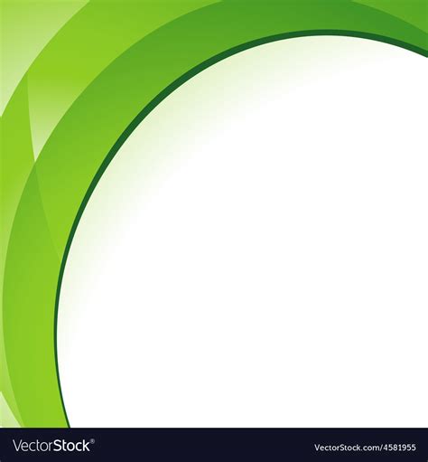 Green abstract wave Royalty Free Vector Image - VectorStock