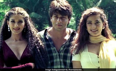 Shah Rukh Khan, Juhi Chawla And Sonali Bendre, In A Throwback Pic From ...