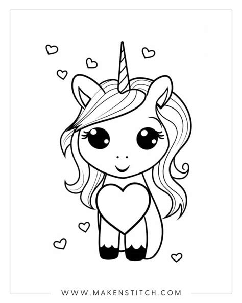 Coloring Pages Of Unicorn