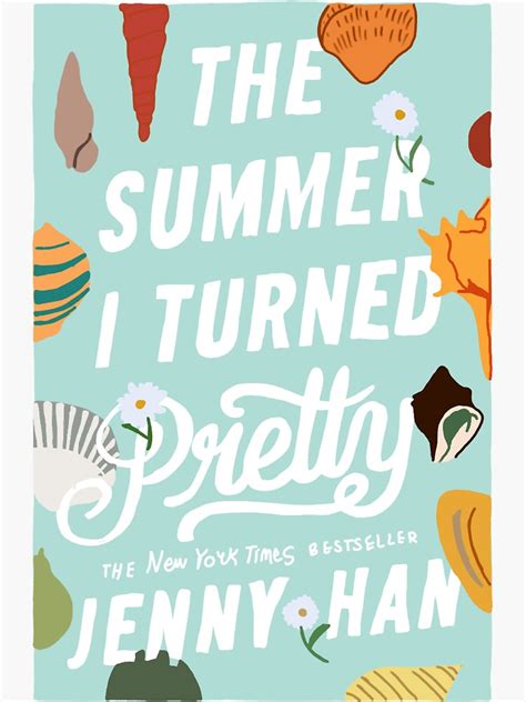 "The summer I turned pretty book cover " Sticker for Sale by DesignsbyKels | Redbubble