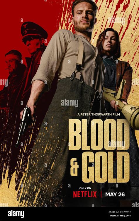 BLOOD & GOLD, (alias BLOOD AND GOLD), affiche américaine, de gauche à ...