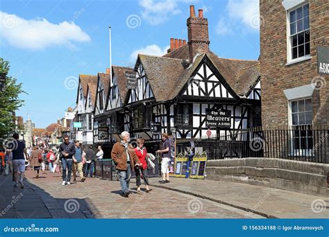 High-Street, Canterbury, UK Editorial Stock Photo - Image of outdoors ...