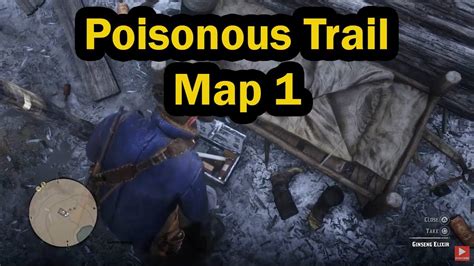 Red Dead Redemption 2: Poisonous Trail Map 1 Location - YouTube