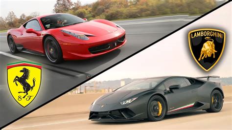 FERRARI VS LAMBORGHINI - ¿QUIÉN ES EL VERDADERO REY? - YouTube