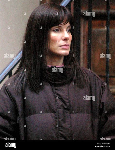 Sandra Bullock on the Set of New Film "Two Week Notice" on 83st Between 1st and 2nd Ave in New ...