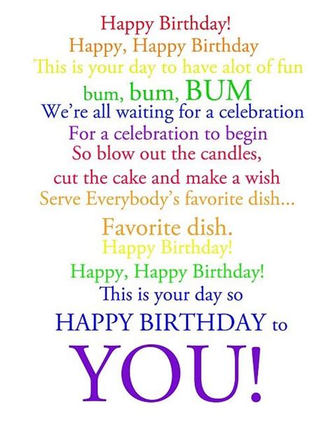 Happy Birthday! Happy, Happy Birthday! Word Art | Birthday quotes funny, Happy birthday words ...