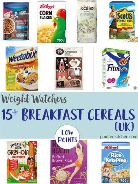 Low Point Cereals UK | Weight Watchers | Pointed Kitchen