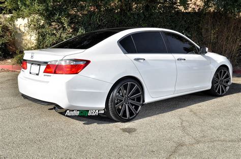 2014 Honda Accord Sedan on 20" Gianelle Wheels Santoneo matte black ...