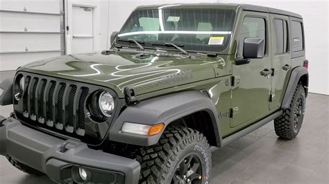 2021 Sarge Green Jeep Wrangler