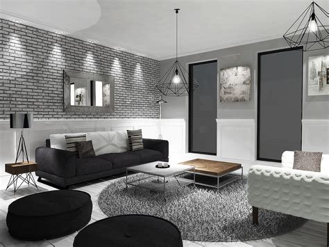 6 Perfectly Minimalistic Black And White Interiors