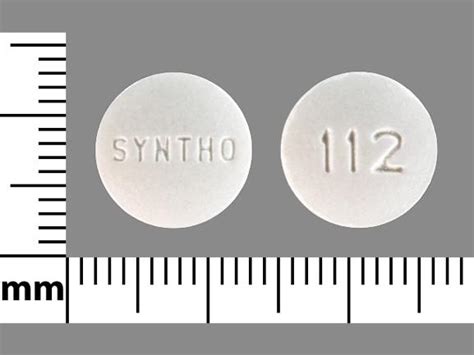 Syntho 112 Pill White Round - Pill Identifier