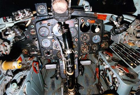Mikoyan-Gurevich MiG-15 cockpit. Photo: U.S. Air Force | Cockpit, Aircraft, Flight deck