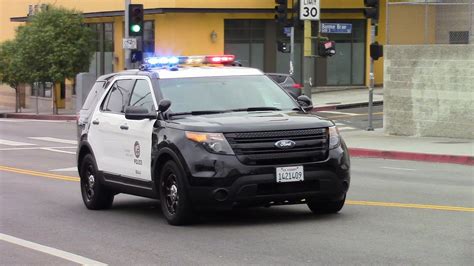 LAPD Ford Explorer Responding - YouTube