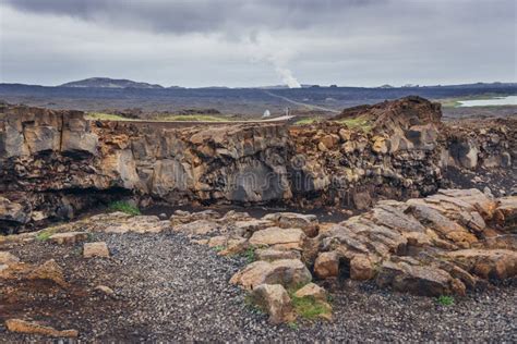 Reykjanes UNESCO Geopark stock image. Image of country - 121142315