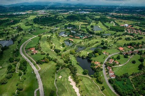 Golf course aerial photography — Stock Photo © praethip #93938356