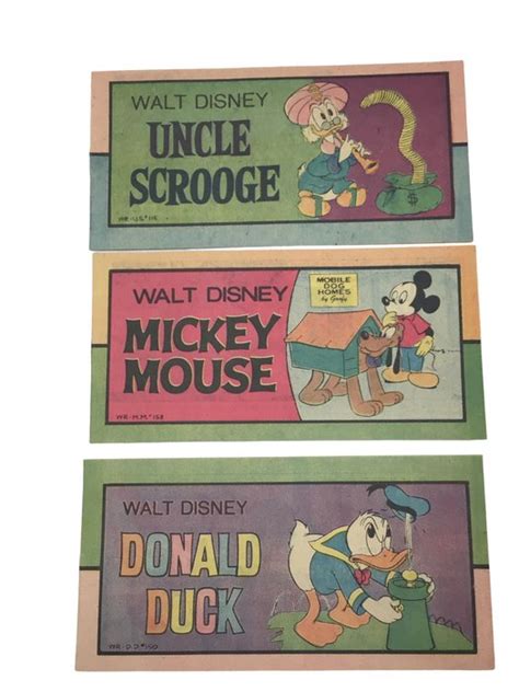 Mini Comics - Donald Duck #1 / Mickey Mouse #1 / Uncle - Catawiki