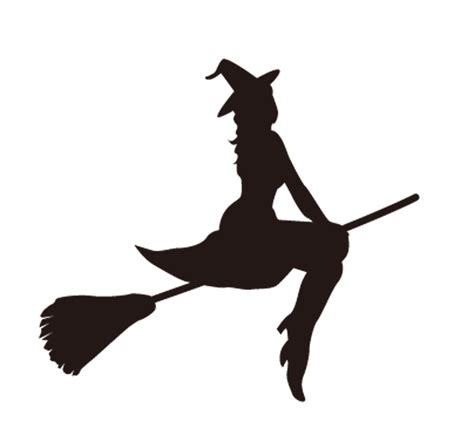 Witchcraft Room On The Broom Silhouette Witch Flying on Broom - witch png download - 804*760 ...