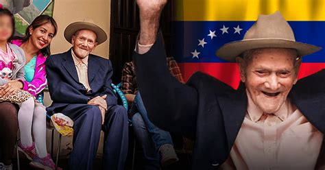 El hombre más viejo del mundo, Juan Vicente Pérez, celebra su cumpleaños 114 en Venezuela ...