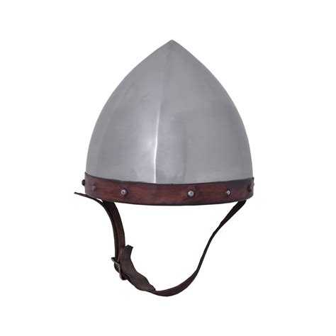 Archer Domed Helmet, 1.6 mm steel with leather liner - battle rea, 55,95