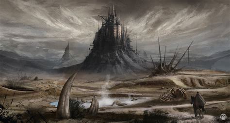 ArtStation - Wasteland, Maxim Lingert | Fantasy landscape, Fantasy art landscapes, Wasteland