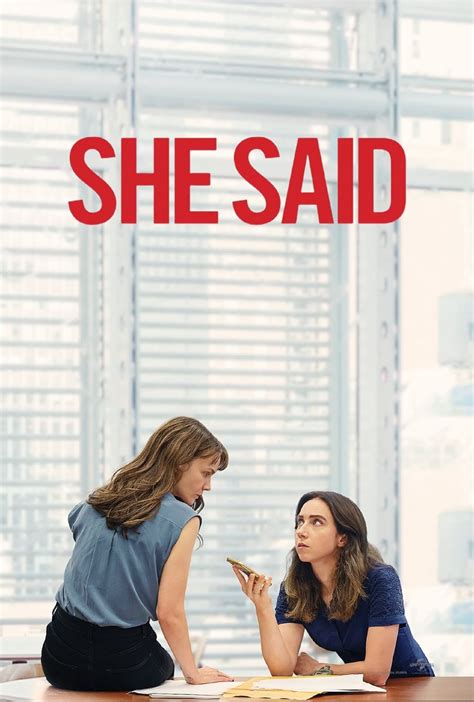 She Said (2022) - Posters — The Movie Database (TMDB)