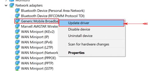 How to Update Mobile Broadband Adapter in Windows 10