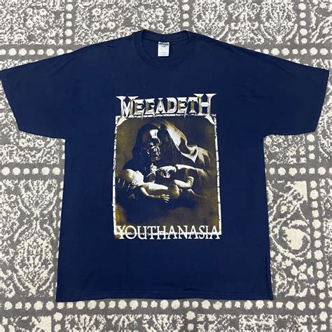 Vintage Megadeth Youthanasia Tour, Men's Fashion, Tops & Sets, Tshirts ...