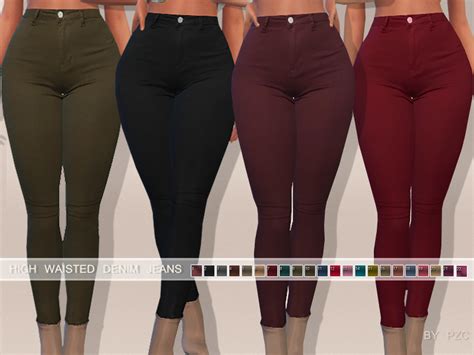 The sims 4 custom content high waisted jeans - stellardad