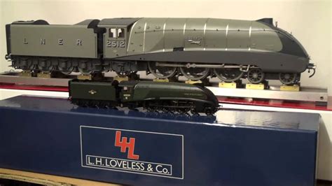 NEW! Gauge 1 LH Loveless & Co LNER A4 No 2512 Silver Fox with optional ...