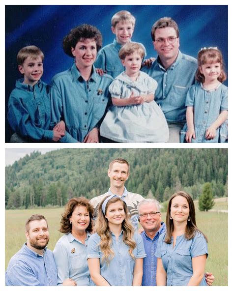 Classic 90’s family picture recreation