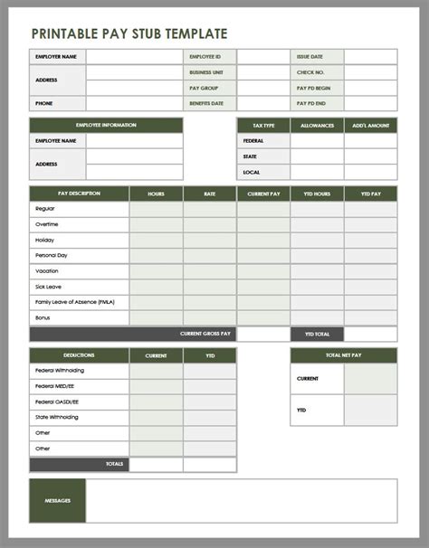 Payroll Discrepancy Form Template | PDF Template