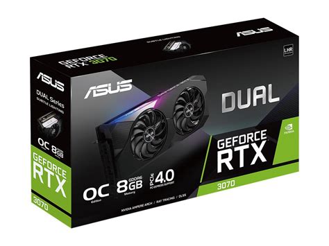 ASUS Dual NVIDIA GeForce RTX 3070 V2 OC Edition Gaming Graphics Card ...