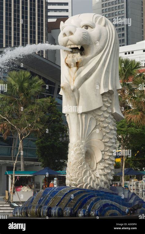 The Merlion, Singapore's national symbol, Singapore, South East Asia Stock Photo - Alamy