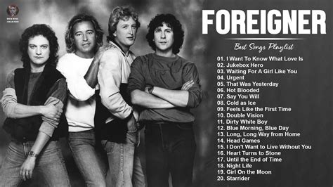 Foreigner Greatest Hits Full Album - Best Songs Of Foreigner Playlist 2021 - YouTube