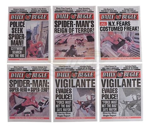 Spider-Man - Daily Bugle Newspapers