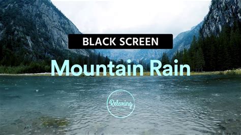 [Black Screen] • Relaxing Mountain Rain • Sleeping Sounds, Raining for Sleep (11 Hours) - YouTube