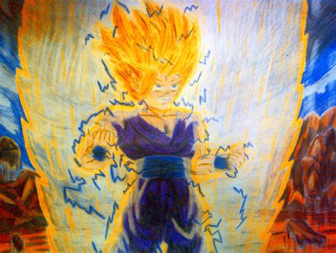 Gohan SSJ2 Transformation by Epic-Fudge on DeviantArt