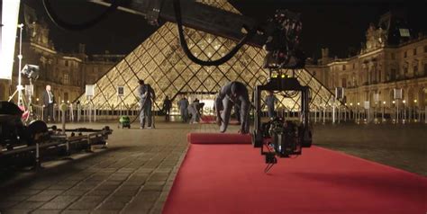 Lupin at Louvre - filming location