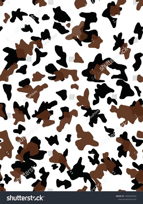 Brown Black Cow Print Pattern Vector Stock Vector (Royalty Free) 1405467044 | Shutterstock ...