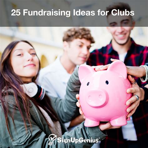 25 Fundraising Ideas for Clubs | Club fundraisers, Fundraising, Unique fundraisers