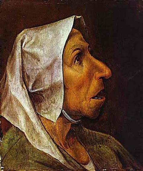 Portrait of an Old Woman, 1563 - Pieter Bruegel the Elder - WikiArt.org