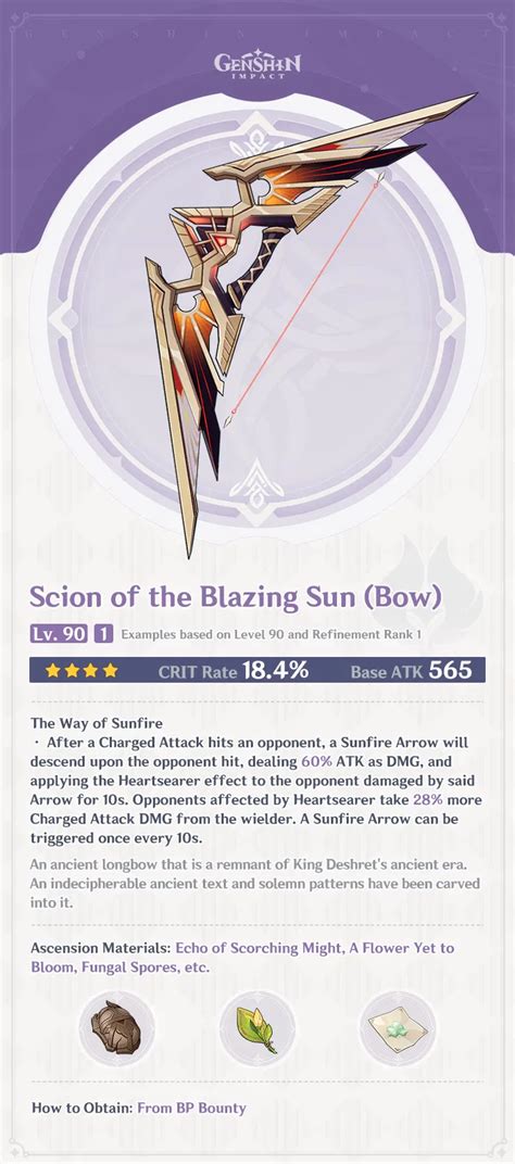 Scion of the Blazing Sun - Genshin Impact - HoYoWiki