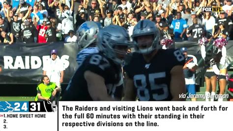 What We Learned: Lions vs. Raiders | Week 9