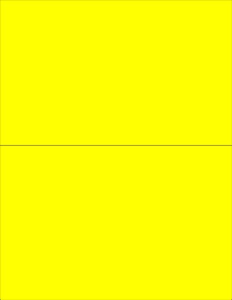 Compulabel 8-1/2” x 5-1/2” Fluorescent Yellow Sheeted Labels 100 Sheets ...